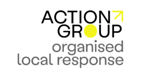 Action Group organised for local response. Logo.